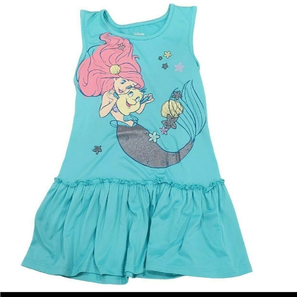 Disney teal little Mermaid casual dress